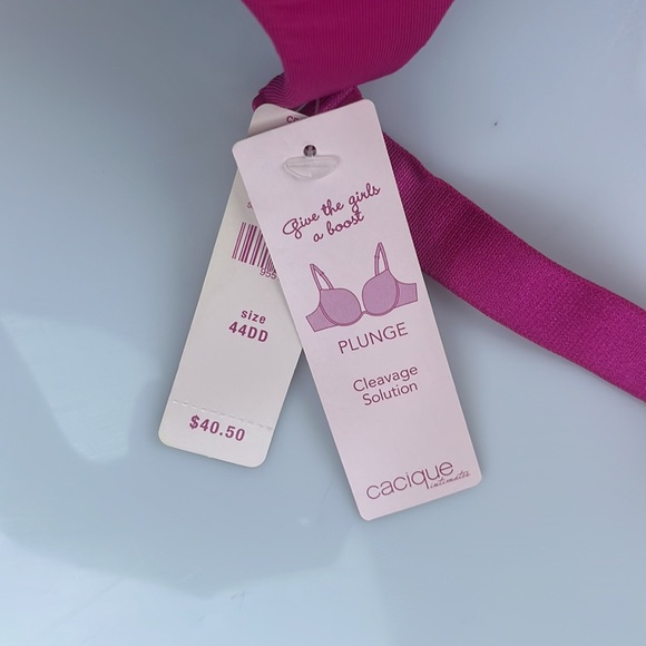 Cacique Reversible Plunge Front Closure Bra S101-30 - Picture 2 of 3